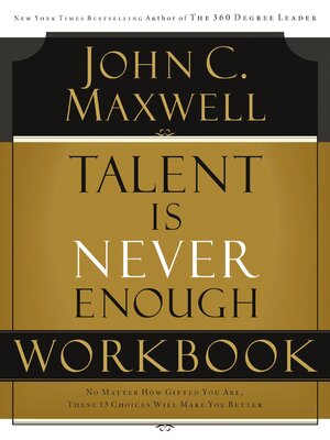 cover image of Talent is Never Enough Workbook
